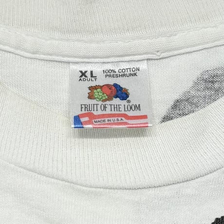 OLD & VINTAGE COW OVP WHITE FRUIT OF THE LOOM XL 5783
