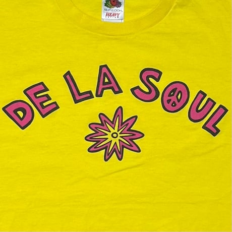 DE LA SOUL ARCH LOGO YELLOW FRUIT OF THE LOOM LARGE 1386