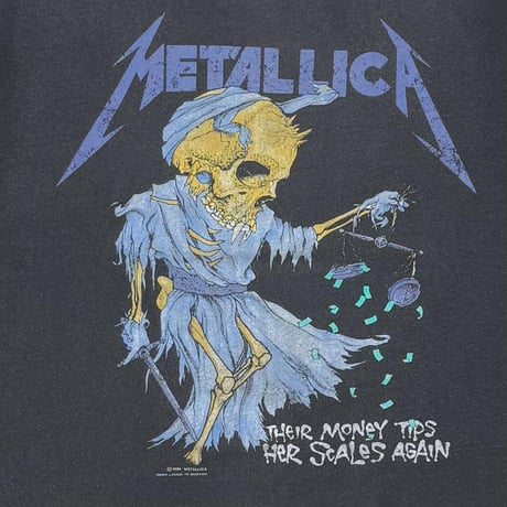 METALLICA PUSHEAD 1989 DORIS METALLICA TAG LARGE 2835