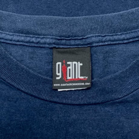 AERO SMITH 2002 JUST PUSH PLAY TEE NAVY GIANT LARGE 5404