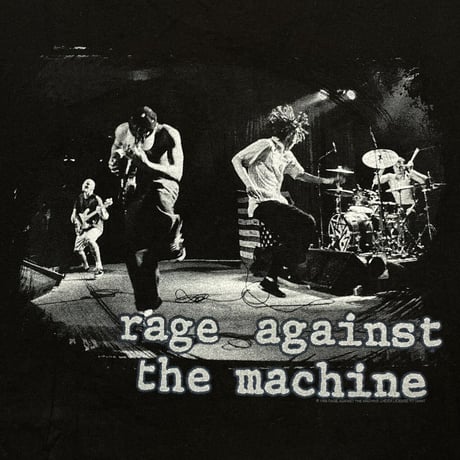 RAGE AGAINST THE MACHINE 1998 R LOGO LS TEE BLACK GIANT XL 3207