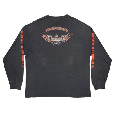 HARLEY DAVIDSON ORANGE EMBLEM LS FITS XXL 0785