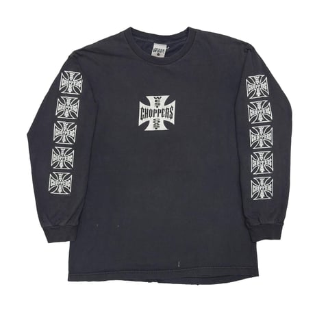 WEST COAST CHOPPERS IRON CROSS LONG BEACH LA LS LARGE 5909