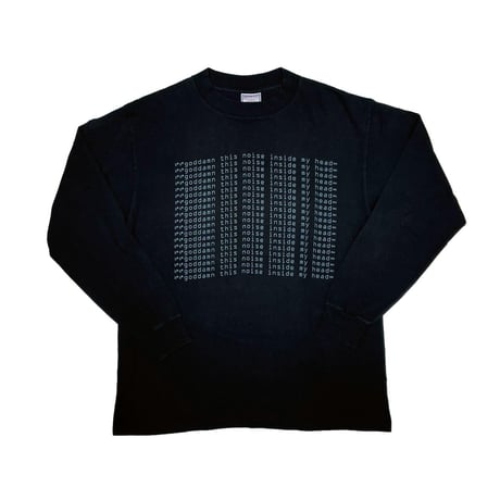 NINE INCH NAILS GODDAMN THIS NOISE INSIDE MY HEAD  LS TEE BLACK  ALL SPORT LARGE 9243