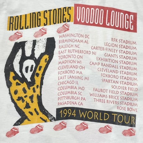 ROLLING STONES LIVE IN CONCERT 1994 WHITE BALZOUT XL 0491