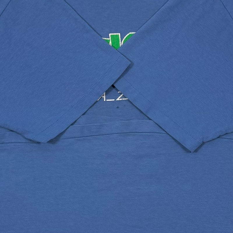 THRASHER MAGAZINE LOGO BLUE HANES FITS LARGE 27