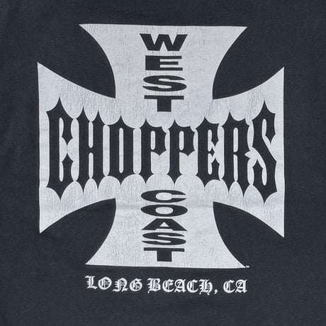 WEST COAST CHOPPERS IRON CROSS LS BLACK ALSTYLE LARGE 4928