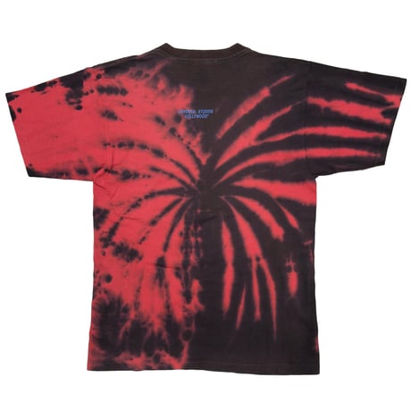 MARVEL 1999 SPIDER MAN UNIVERSAL STUDIOS HOLLYWOOD  TIE DYE RED BLACK FITS MEDIUM 7323