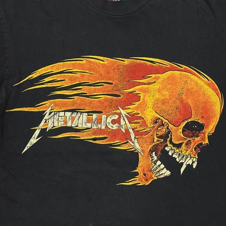 METALLICA FLAME SKULL SIDE PUSHEAD GAINT LARGE 4254