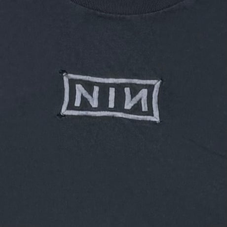 NINE INCH NAILS EMBORIDERY BOX LOGO BACK AMMONITE ALL SPORT XL 3467