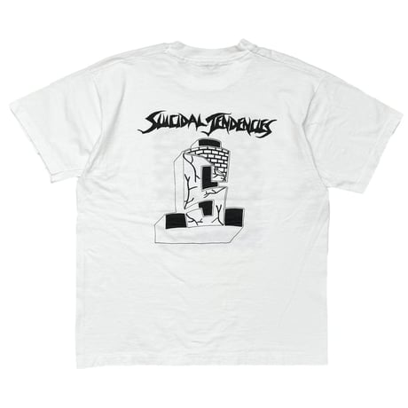 SUICIDAL TENDENCIES WELCOME TO BENICE WHITE FRUIT OF THE LOOM LARGE 4909