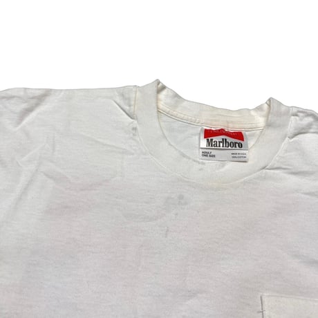 Marlboro 1995 MAP POCKET TEE WHITE ONE SIZE FITS XL 6633