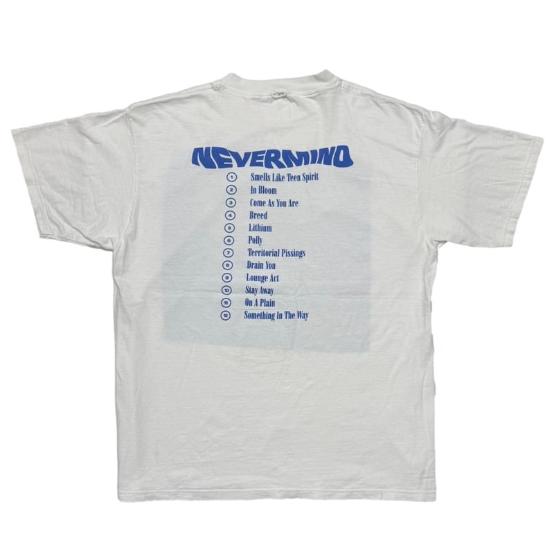 NIRVANA NEVERMIND スウェット ホワイト R13 Nirvana Nevermind Album Cover Sweatshirt in Ecru | FWRD