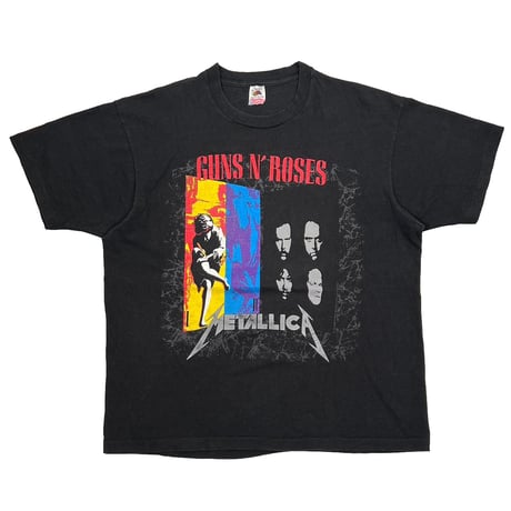 GUNS N' ROSES x METALLICA x FAITH NO MORE 1992 TOUR FRUIT OF THE LOOM XL 1202