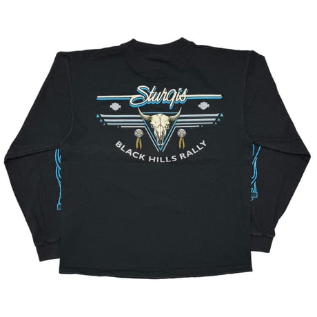 HARLEY DAVIDSON 1996 STURGIS BLUE FLAME SOUTH DAKOTA LS LARGE 3021