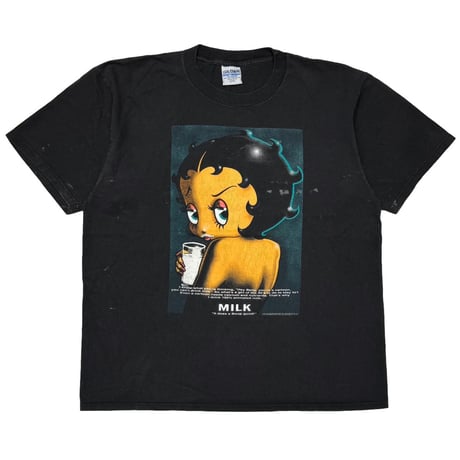 BETTY BOOP got milk ? PARODY BLACK GILDAN XL 1112
