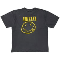 NIRVANA KURT COBAIN FUCK YOU PINK TEXT HANES XL
