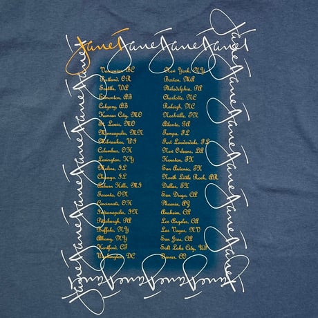 JANET JACKSON ALL FOR YOU TOUR BLUE SLATE giant XL 2096