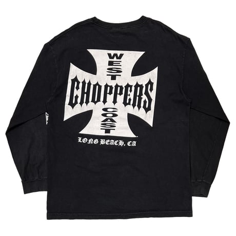 WEST COAST CHOPPERS IRON CROSS LONG BEACH, LA LS ALSTYLE LARGE 8630