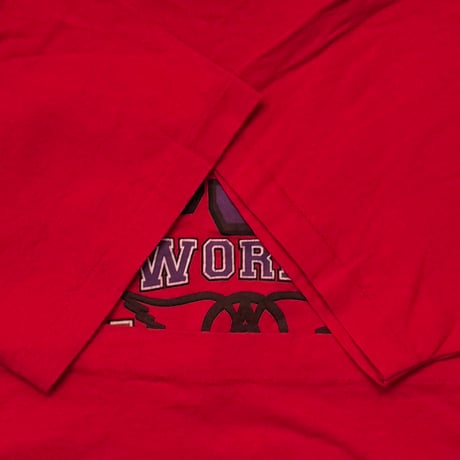 AEROSMITH GET A GRIP WORLD TOUR COLLEGE DESIGN RED ANVIL LARGE 9323