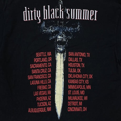 DANZIG 1992 HOW THE GODS KILL DIRTY BLACK SUMMER GIANT XL 3660