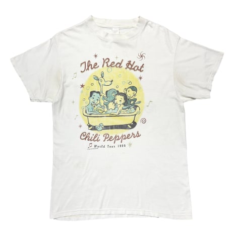 RED HOT CHILI PEPPERS ONE HOT MINUTE WORLD TOUR 1996 WHITE LARGE 8043