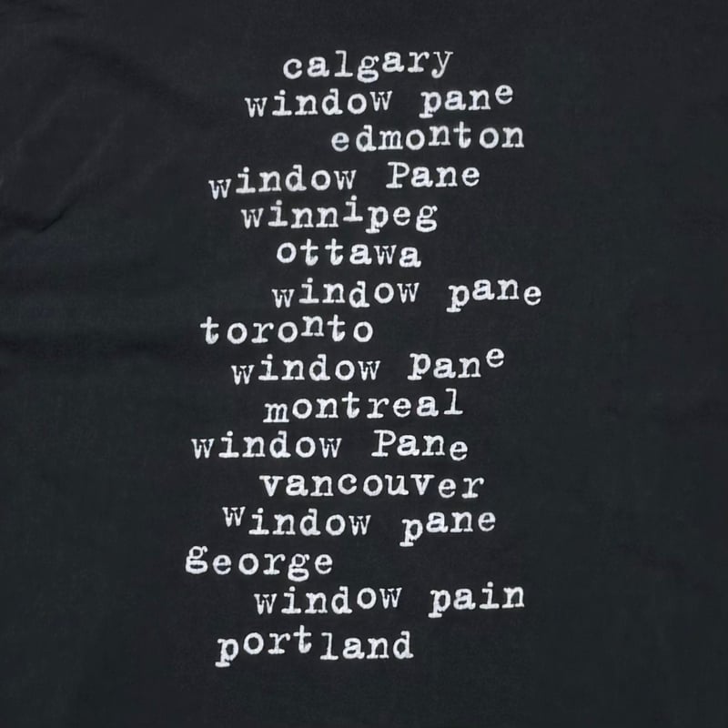 PEARL JAM WINDOW PAIN 1993 DOUBLE SIDE LS FIT