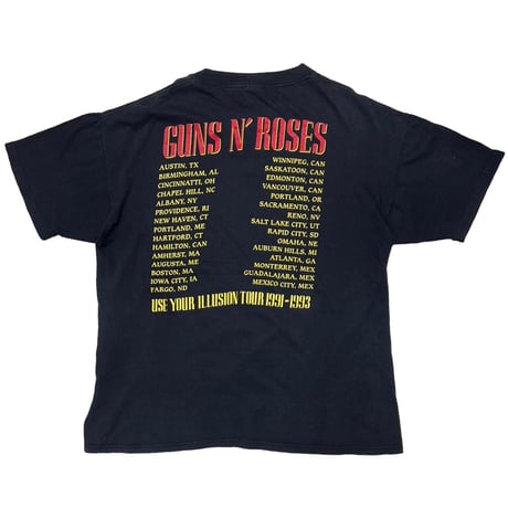 GUNS N' ROSES BAD APPLE USE YOUR ILLUSION TOUR 1991-1993 BROCKUM XL 1155