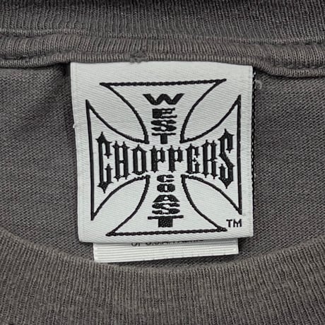 WEST COAST CHOPPERS IRON CROSS LONG BEACH CA CHARCOAL XL 6831