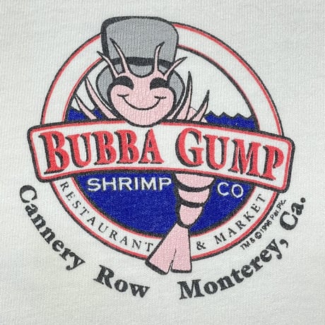 BUBBA GUMP SHRIMP CO. STUPID IS AS STUPID DOES SMILE WHITE FITS XL 4941