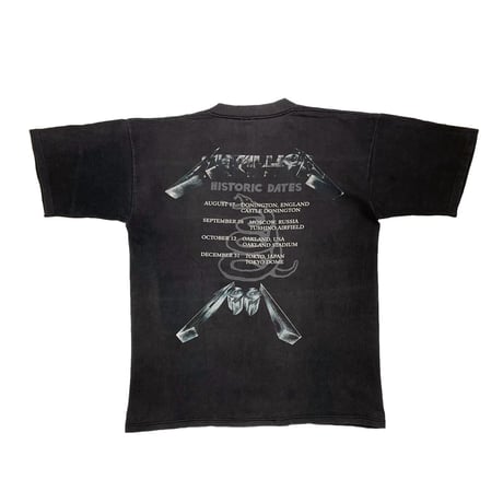 METALLICA FACES 1991 HISTORICAL DATES METALLICA TAG LARGE 4049 310