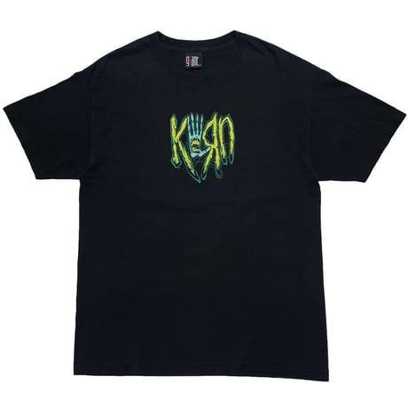 KORN 2001 HAND LOGO DOUBLE SIDE GREEN GIANT FITS LARGE 9016