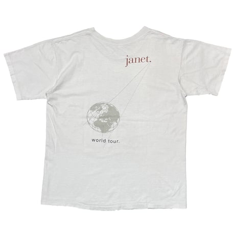 JANET JACKSON WORLD TOUR 1993 WHITE XL 2152