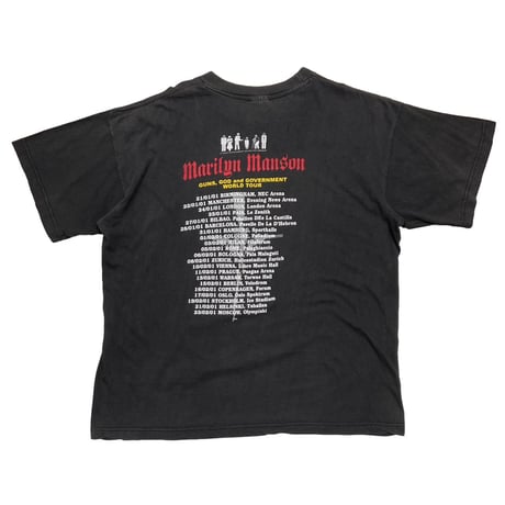 MARILYN MANSON GUNS GOD AND GOVERNMENT BOOTLEG XL 6018