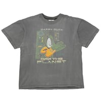 DAFFY DUCK OFF THE PLANET FADED BLACK FITS XL 8455