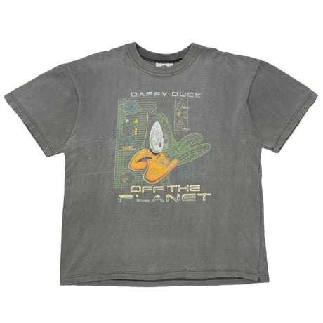 DAFFY DUCK OFF THE PLANET FADED BLACK FITS XL 8455
