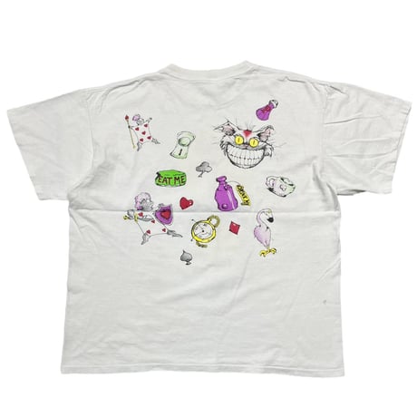 ALICE IN WONDERLAND ALICE & CAT DOUBLESIDE WHITE ANDAZIA XL 6325
