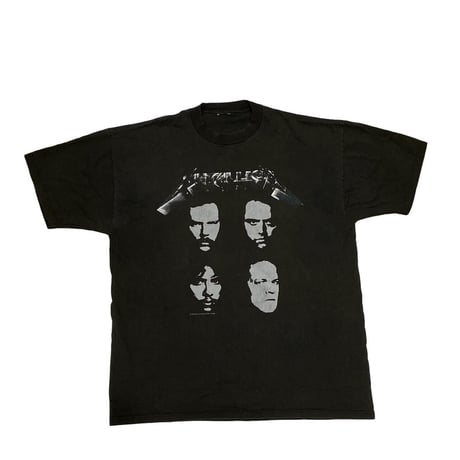 METALLICA 1994 FACES TEE MISSING TAG XL 8399