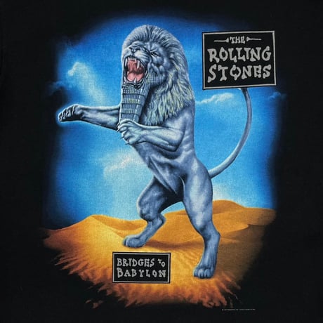 ROLLING STONES BRIDGES TO BABYLON WORLD TOUR 1997 BLACK anvil XL 9204