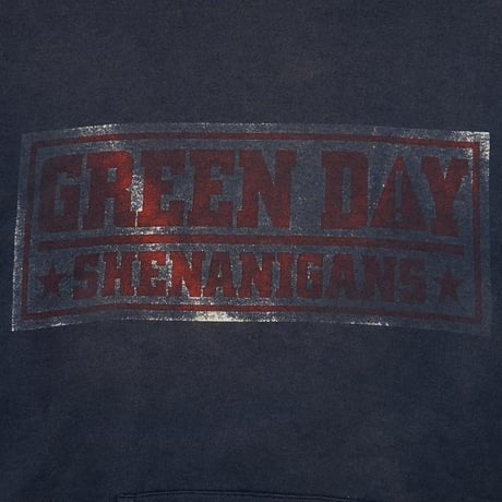 GREEN DAY SHENANIGANS SWEAT HOODIE NAVY XL 4834