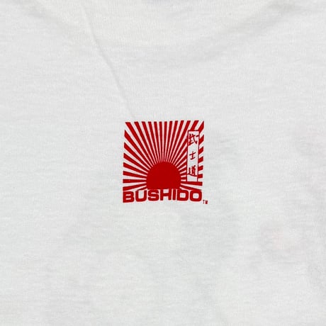 OLD & VINTAGE SIMPSONS HOMER 馬鹿外人 BUSHIDO DESIGNS 2000 BOOTLEG WHITE Hanes XL 8359
