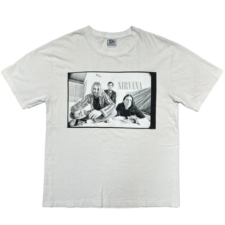 NIRVANA 1996 MEMBER PORTRAIT WHITE TOP HEAVY LARGE 3132