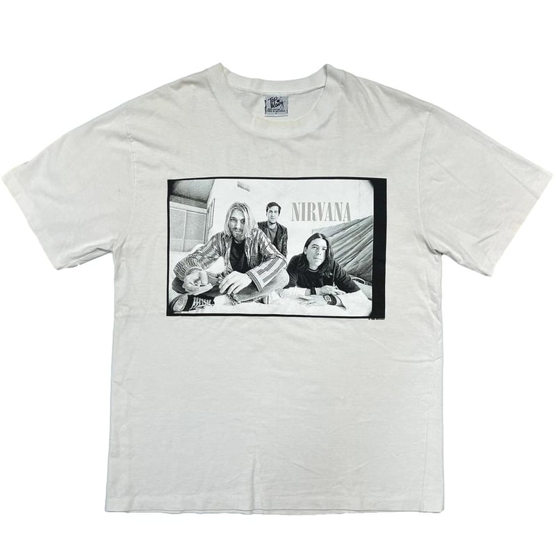 NIRVANA 1996 MEMBER PORTRAIT WHITE TOP HEAVY LA