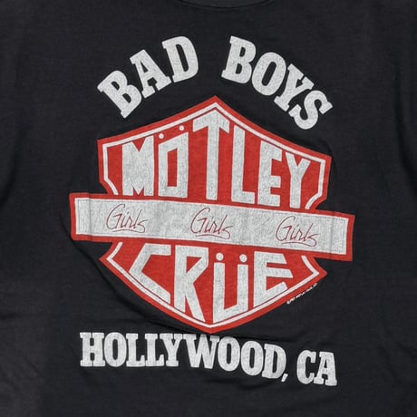 MOTLEY CRUE 1989 HOLLYWOOD CA HANES LARGE 0964