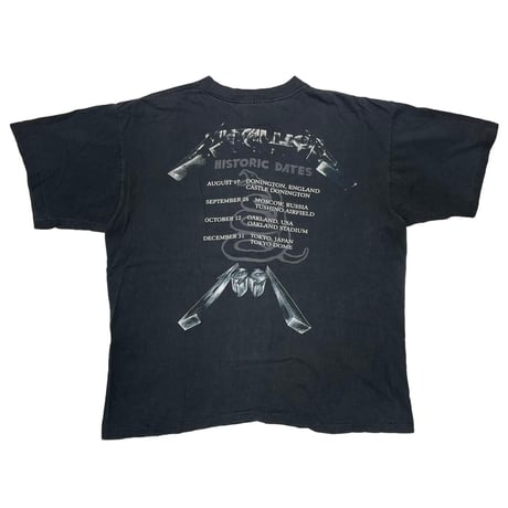 METALLICA 1991 TOUR MEMBER DOUBLE SIDE METALLICA TAG XL	9053
