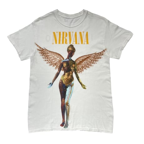 NIRVANA IN UTERO WHITE FITS MEDIUM