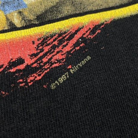 NIRVANA 1997 PHOTO TEE ALLSPORT LARGE 0721