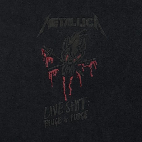 METALLICA LIVE SHIT BINGE & PURGE LS SCREEN STARS XL 3805
