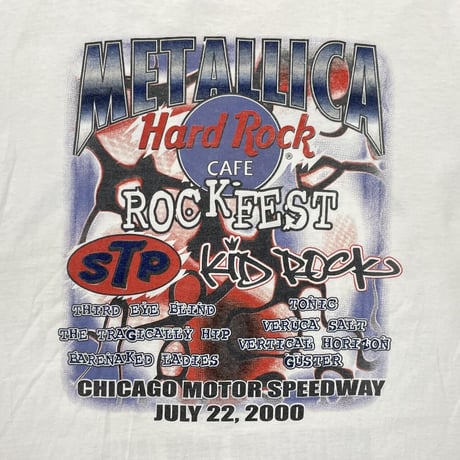 METALLICA SANITARIUM TOUR 2000 WHITE GILDAN XL 8374