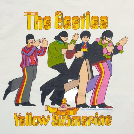 THE BEATLES 1999 YELLOW SUBMARINE WHITE ALL SPORT LARGE 4361